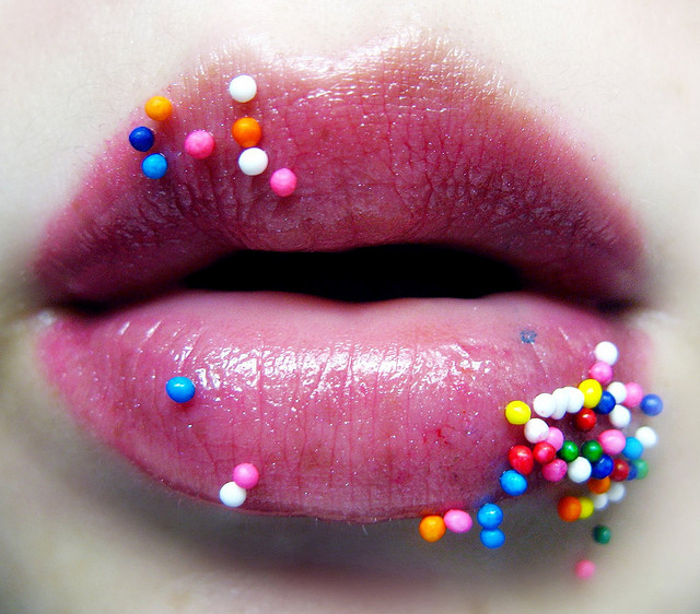 beautiful, candy and lips