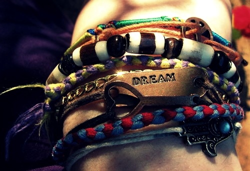 bracelets, colours and dream