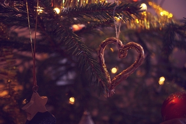 christmas, christmas tree and heart