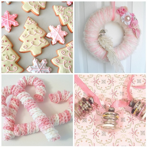 christmas, cute and pink