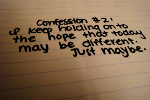 confession, different and emotion