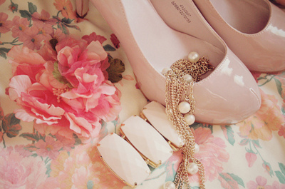 fashion,  floral and  heels