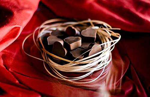 chocolate, heart and pretty