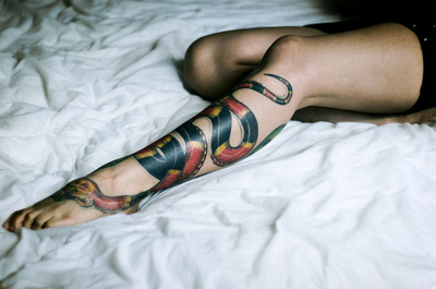 cute, cute tattoo, girl, ink, leg