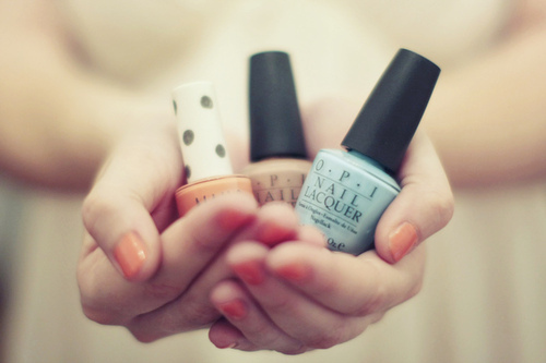fashion, girl and nail polish