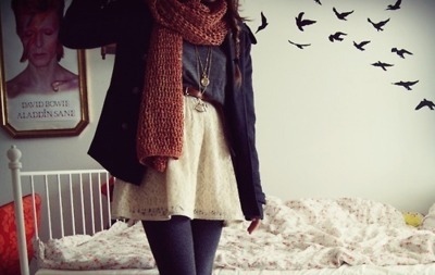 fashion,  girl and  scarf