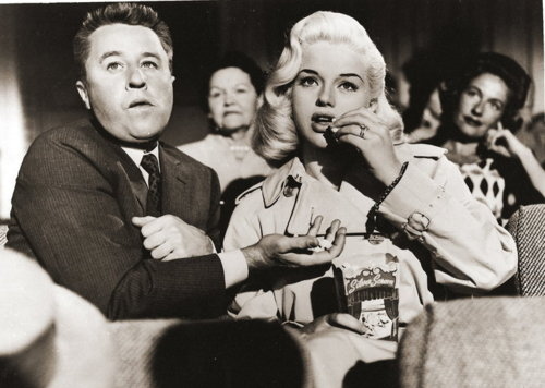 blonde, diana dors and girl