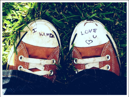 converse, edited and i love you