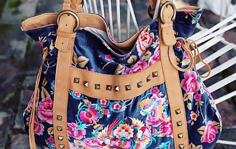 bag,  fashion and  flowers