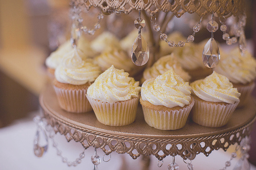 beautiful, cream and cupcakes