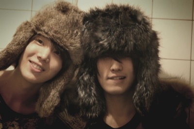 couple,  cute and  fluffy hats