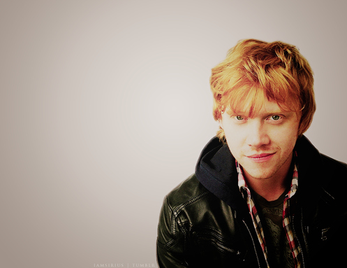 harry potter,  rony weasley and  rupert grint