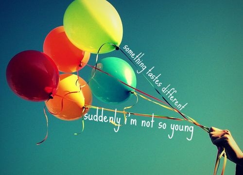 balloons, ingrid michaelson and typography