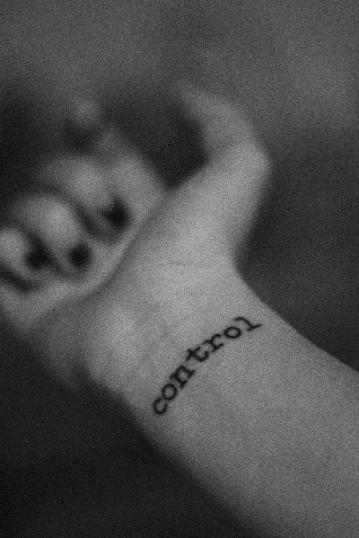 control, joy division and small tattoo