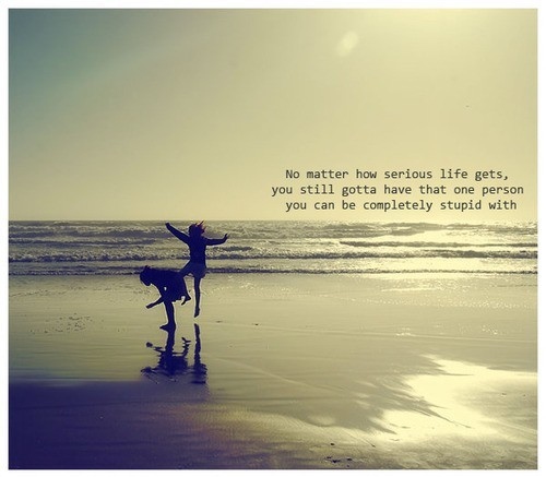 beach, girls and quote
