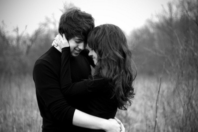 black and white,  couple and  hug