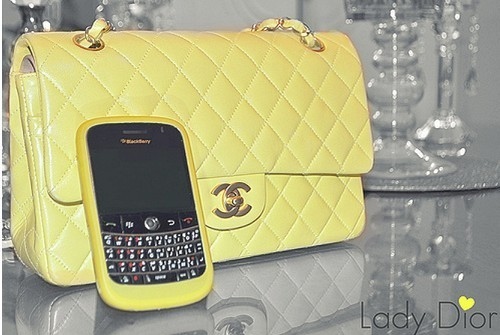 blackberry, chanel and chanel bag
