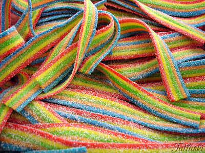 candy,  colors and  gay bacon