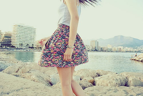 colorful, cute, fashion, flowers, girl