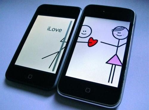 cute, i-phone and love