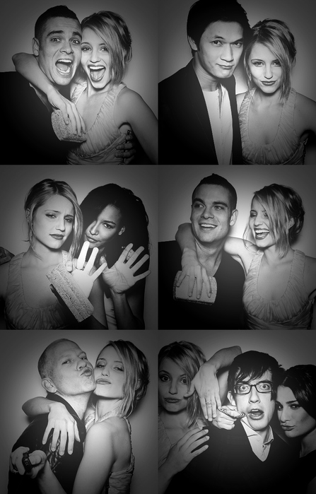 dianna agron, glee and glee cast