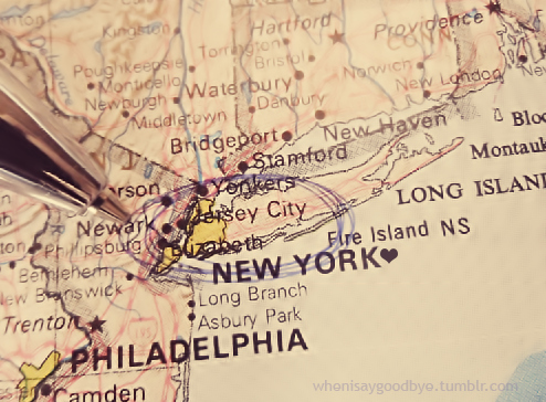 eua, map and new york