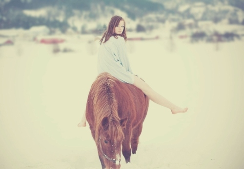 fashion, girl and horse