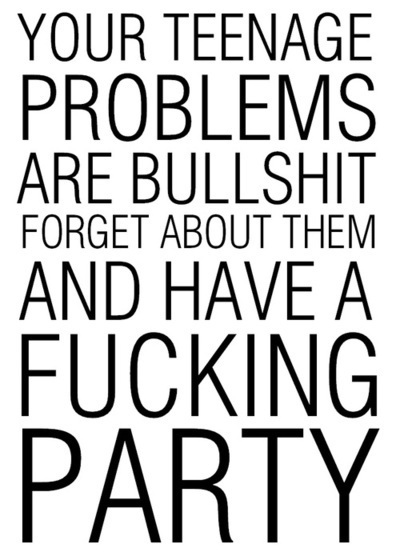 fucking, party and problems