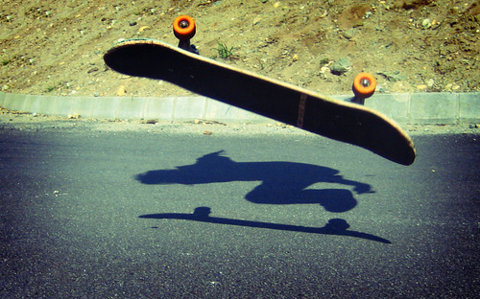 photography,  shadow and  skateboard