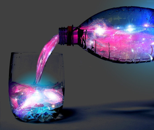 Colored Alcohol Bottles