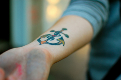 anchor,  anchor tattoo and  cute