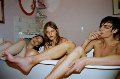 bathtub,  boys and  cigarette