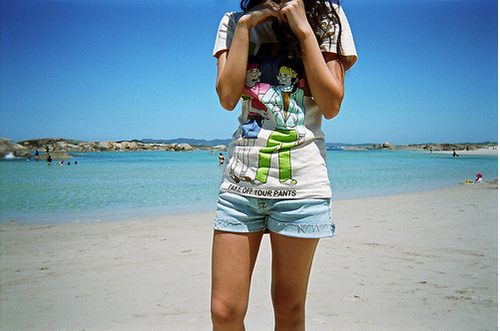 beach, girl and photography