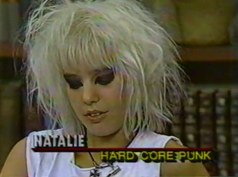 bleach blonde girl grunge hard core punk natalie