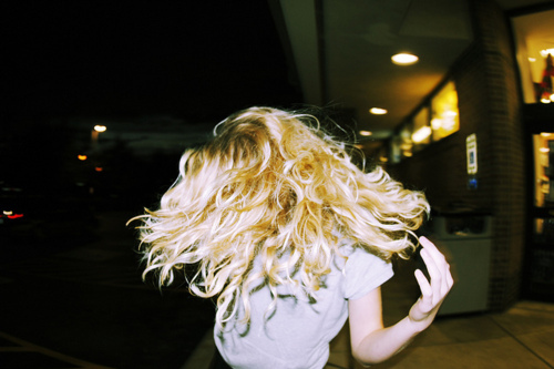 blonde, girl and hair