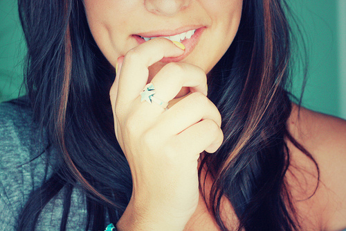 close up, cute, dimples, girl, hair