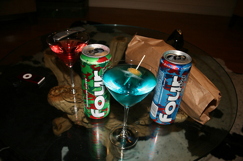drink, four and four loko
