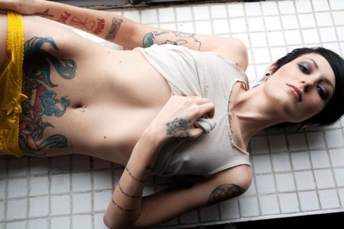 girl hat lesbian shower floor tattoo Added Aug 24 2011 Image size 