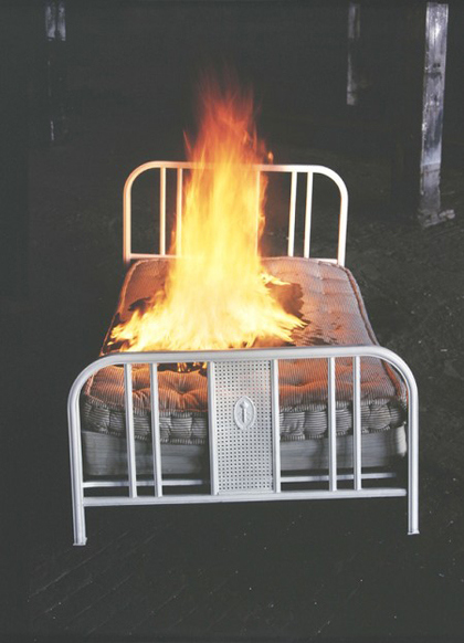 antique, bed, fire, hopeless, sad - image #130411 on Favim.com