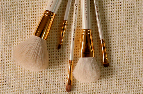 brushes, cosmetics and girly