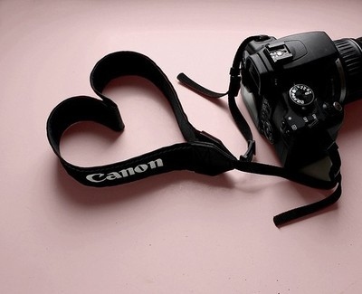 camera, cute and heart