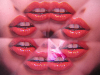 girls,  kaleidoscope and  lips