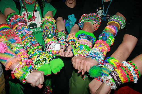 arm,  beads and  bracelets