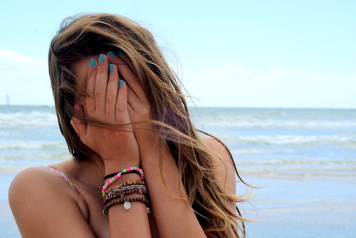 beach, bracelets and girl
