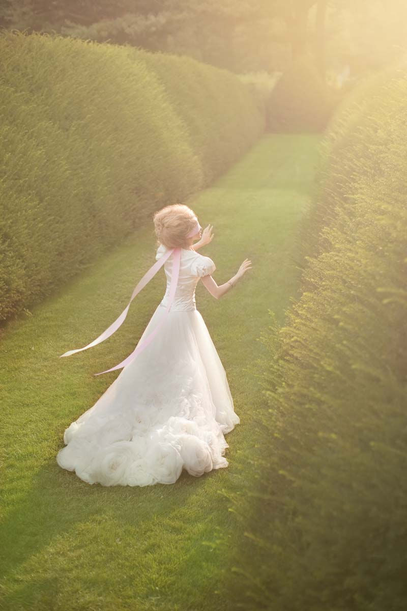 bridal, dress and garden