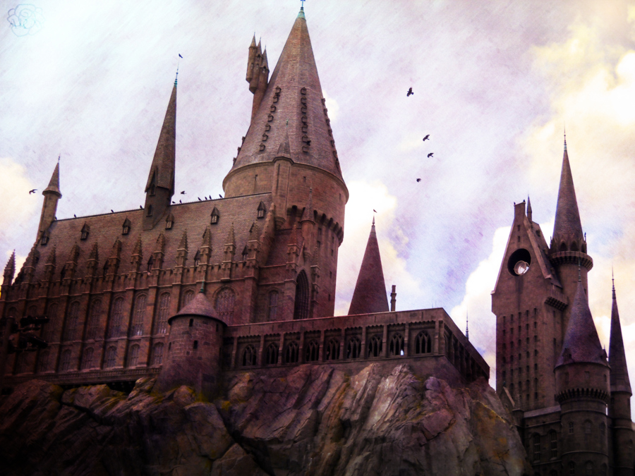 castle, harry potter and hogwarts