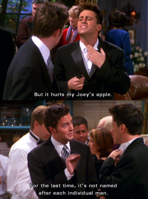 chandler, funny and joey