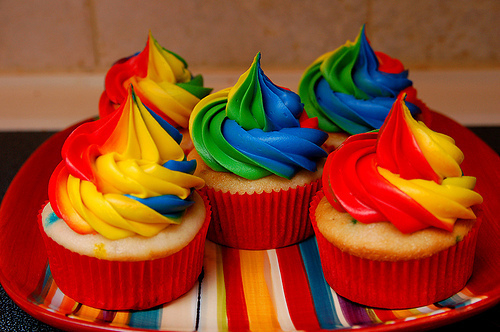 colors, cupcakes and cute