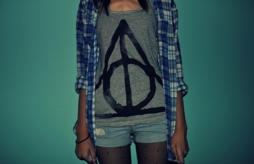 cute, deathly hallows and fashion