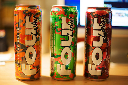 alcohol, cherry and energy drink